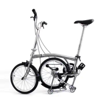 Titanium Urban Folding Bike, folding bike 16 inch adult