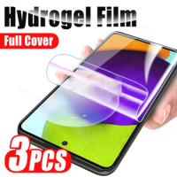 3PCS Hydrogel Film For Samsung Galaxy A50 A51 A70 A71 A30 A52 A52S A72 Screen Protector Samsung A13 A23 A53 A73 A14 A34 A54 Film