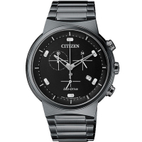 CITIZEN 機動爆破三眼時尚計時手錶(AT2405-87E)