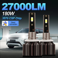 27000LM H4 H7 H11 Canbus LED Headlight 180W High Power H1 H3 H13 9005 HB3 9006 HB4 9004 9007 880 Turbo Lamps 6000K Car Fog Light