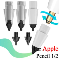 Silicone Rubber Stylus Tip for Apple Pencil1 2 USB C IPencil Wear-Resistant Replacement Tablet Pen Mute Spare Nib for IPencil1 2