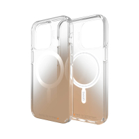 Gear4 iPhone 13 Pro 6.1吋 D3O Milan Snap 米蘭-抗菌軍規4米防摔保護殼(透明漸層金磁吸款)