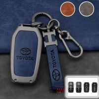 [360 °   แพ็คเกจเต็ม] เคสกุญแจรถรีโมทโลหะผสมสังกะสี สำหรับ Toyota Fortuner Innova Zenix Hilux Revo R