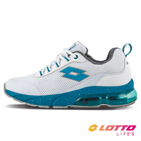 LOTTO樂得-義大利第一品牌 男款AERO POWER II 避震氣墊跑鞋 [LT1AMR3026] 白藍【巷子屋】