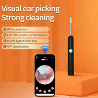 Taffomicron Pembersih Telinga Kamera Endoskopi Endoscope