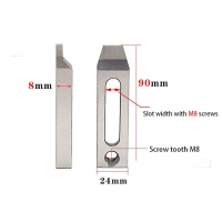 Dụng cụ kẹp 1 chiếc cho dây CNC cho máy EDM, Giá đỡ không gỉ, M6 M8 M10