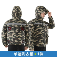 快樂購購❄️大风空調服 連帽可拆卸風扇服 戶外帶風扇勞保衣 降溫防晒帶風扇的衣服 4風扇衣 12V風扇外套 大風力空調服 帶風扇外套