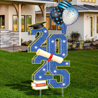 3.5FT Large Class 2025 Graduation Yard Sign Yard Decorations Congrats Graduation Lawn Signs 2025 Gra