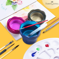 輝柏嘉洗筆桶可折疊伸縮多功能橡膠水桶兒童美術生便攜小號涮筆筒國畫色彩顏料水粉繪畫水彩畫畫專用工具