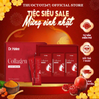 Combo 3 hộp Nước uống Collagen lựu đỏ curcurmin Dr.Halee - THUOCTOT247