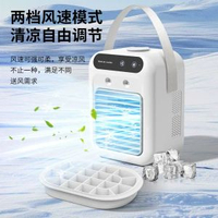 冷風機USB小型風扇迷你冷氣機扇桌面靜音噴霧冷風扇移動製冷