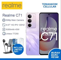 Realme C71 Baru 12GB RAM 4+6 Extend 4/128 4GB 128GB murah ORIGINAL Garansi RESMI Violet