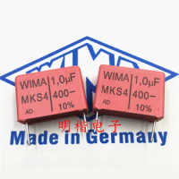 Free Shipping 2pcs/5pcs WIMA Germany capacitor MKS4 400V 1.0UF 105 1UF P=22.5mm