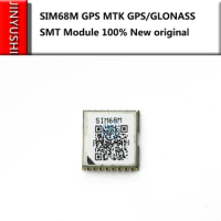 Free Ship 20pcs SIM68M SIMCOM 100% New original Genuine Distributor GPS Module MTK GPS/GLONASS SMT Module channel GPS receiver