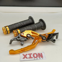 Xion Acc- [PAKET SPECIAL NMAX] Handle Rem Nmax Cnc Plus Handgrip jalustang ring Untuk nmax Old Dan N