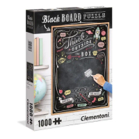 【Clementoni】1000片黑板拼圖 - 天馬行空的想法(義大利製造)