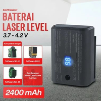 Baterai Laser Level Universal 2400mAh Indikator Digital LED Waterpass Battery Self Cross Lines 3D BM