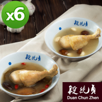 段純貞｜經典濃雞湯 優惠6入組 (蒜頭菇菇濃雞湯*3包+剝皮辣椒濃雞湯*3包)