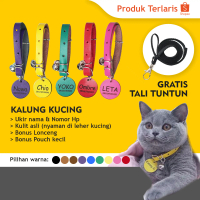 KALUNG KUCING WARNA WARNI- LIONTIN BULAT