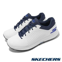 Skechers 高爾夫球鞋 Go Golf Elite-5 GF 男鞋 白 藍 防潑水 緩衝 高球 214065WNVB