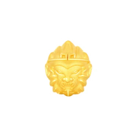 Pure 24K Yellow Gold Bracelet 3D Hard Gold 999 Gold Monkey Bracelet