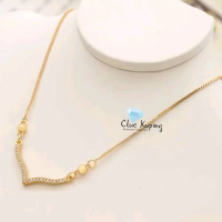 Clue Xuping Aksesories Wanita Dewasa Fuji Permata Gold Perhiasan Xuping cxb009 gelang coco cuff att
