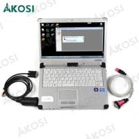CFC2 laptop with Diagnostic tool Excavator ton crane For Liebherr diagnosis kit Sculi Diagnostic scanner with diagnostic cable