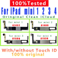 WIFI and SIM version A1454 A1490 A1600 A1550 Logic Boards A1432 A1489 A1599 A1538 for iPad mini 1 2 3 4 Motherboard NO iCloud