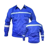 Kemeja Kerja Lengan Panjang Model Wearpack Baju Seragam Proyek Kerja Lapangan Industri Engineering M