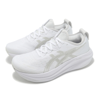 Asics 慢跑鞋 GEL-Nimbus 27 男鞋 白 緩震 厚底 亞瑟膠 運動鞋 亞瑟士 1011B958100