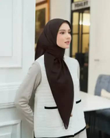 Heaven Lights - Voal Plain - Hijab Voal Polos Segi Empat Espresso