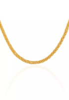 Mistgold Doppelganger Peppercorn Necklace in 916 Gold