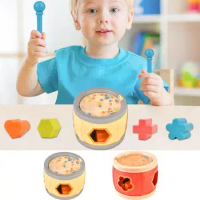 Toy Drums For Toddler Kids Musical Instruments Drum Set Portable Kids Drum Percussion Music Instrument For Boys Children Kids