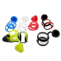 810 Silicone Rubber Band Fat Bubble Glass Ring Dust Cap Covers for 810 Drip Mouthpiece