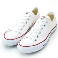 Converse Chuck Taylor All Star -男女基本款低筒白色休閒鞋 M7652C