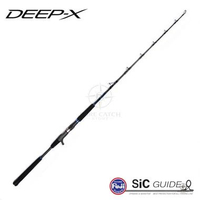 Joran Jigging Overhead Maguro Deep X PE 8 | Fuji SiC Guide | Kuat Monster 20Kg | 1 Section
