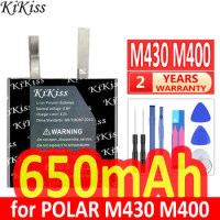650mAh KiKiss Powerful Battery M430 M400 (322826) for POLAR M430 M400 GPS Sports Watch