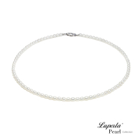大東山珠寶 天然小米粒珍珠項鍊 輕時尚氣質 多重佩戴 短版頸鍊 3.5MM