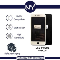 NY PREMIUM LCD IPHONE 8G+ PLUS WHITE/BLACK BLACK