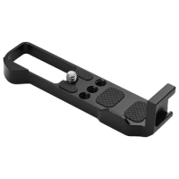 Camera Quick Release L Mount Plate with Cold Shoe 1/4 3/8 Threaded Holes Wrenches for Canon G7X Mark III Camera Accessories