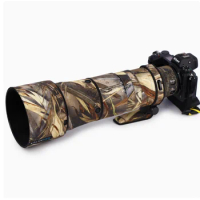 ROLANPRO Waterproof Lens Camouflage Coat for Nikon Z 180-600mm F/5.6-6.3 VR Lens Protective Cover Ni