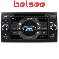 Belsee Android 9.0 Car Head Unit Navi Radio GPS for Ford Connect S-MAX C-MAX Fiesta Galaxy Mondeo Fusion Kuga Transit for focus