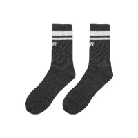 New Balance 襪子 Crew Socks 男女款 深灰 白 長襪 中筒 單入 NB 紐巴倫 LAS32161CHC