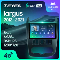 TEYES SPRO Plus For LADA largus 2012 - 2021 Car Radio Multimedia Video Player Navigation GPS Android 10 No 2din 2 din dvd