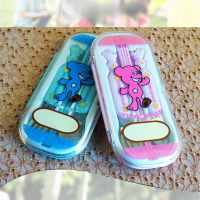 Sumpit & Sendok Anak Kartun Lucu - Set Peralatan Makan Portable untuk Siswa, 3 in 1