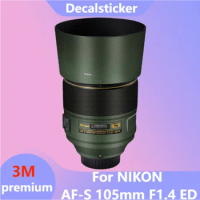 For NIKON AF-S 105mm F1.4 ED Lens Sticker Protective Skin Decal Vinyl Wrap Film Anti-Scratch Protector Coat NIKKOR 105 F/1.4