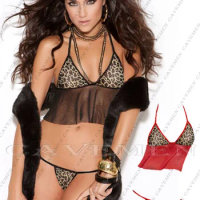 Leopard Sling Bikini Little corset with thongs * 3679 *Thongs G-string Underwear Briefs For Ladies T-back,Free Shipping