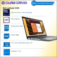 Dell Latitude 5350 Ultra 7 165U vPro 16GB 512GB Win 11 Pro 13.3-inch