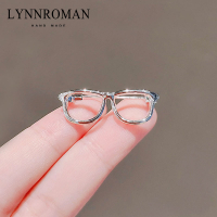 日系可愛鏤空眼鏡胸針潮個性別針領針防走光扣配飾