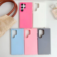 Matte Candy Color Jelly Shell 2 in 1 Phone Case for Samsung Galaxy S22 S23 Plus S24 Ultra S23FE Shockproof Back Cover